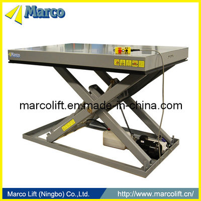 Tabela de elevação de 2 a 3 toneladas Marco com uma tesoura única, com design durável e de carga pesada homologada pelo CE